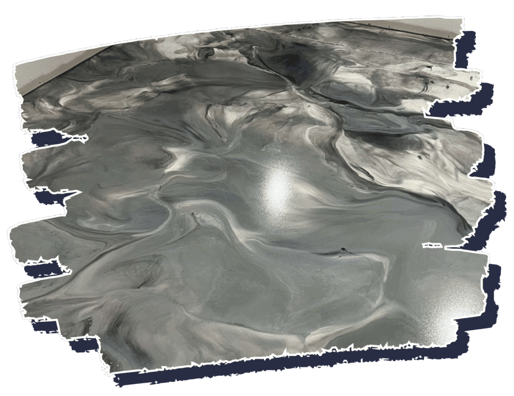 Grapic of metallc epoxy Coating